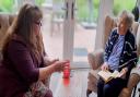 Antiques expert Karen Dalmeny evaluates heirlooms at Snowdrop Place Care Home