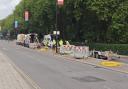 Roadworks on Platform Road, Southampton