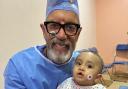 Health clubs entrepreneur Duncan Bannatyne is supporting the charity Operation Smile on its mission in Morocco (Operation Smile/PA)