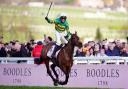 Mark Walsh aboard Inothewayurthinkin after winning the Boodles Cheltenham Gold Cup (Mike Egerton/PA)