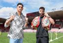 SOUTHAMPTON, ENGLAND, MAY 28: Ryan Garner v Reece Bellotti “Pier Pressure” launch press conference on the 28th May 2025 at St Mary’s Stadium, Southampton, England. Queensberry Promotions. Credit: Leigh Dawney/Queensberry.