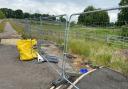 Carpet, garden planters and more have been dumped in a fly-tipping incident in Hedge End, Eastleigh Borough Council said.