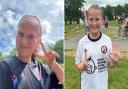 Sophie Davies, 11, is about to finish her challenge of running 100 kilometres in just one month.