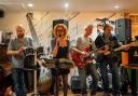 Musicians performing at Shirley Fringe in 2024