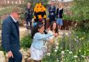 Chelsea Garden with designers and children