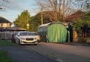 The scene in Netley after the stabbing on December 18, 2024