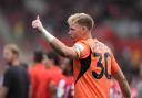 Southampton goalkeeper Aaron Ramsdale applaud the fans after the final whistle in the Premier League match at St Mary's Stadium, Southampton. Picture date: Sunday May 25, 2025.