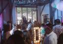 A DJ spins Ibiza-inspired tracks in the heart of the Test Valley