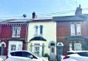 Victorian terraced house with solar panels, set behind Solent University in Southampton’s Newtown area