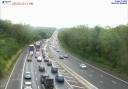 Delays on M3 just after 4.10pm