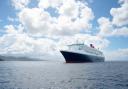 Queen Mary 2 sailing in the Caribbean