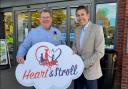 Simon and Mark celebrate donation aiding Southampton’s cardiac care ward