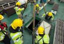 Firefighter on the SS Shieldhall