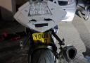 A 'distracted' motorcyclist crashed into a stop stick in a failed attempt to evade arrest on Weston Shore, Southampton