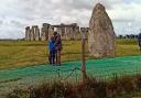 The Heel Stone and Stonehenge