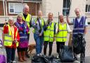 Hythe & Waterside Rotary clean up litter in Hythe and Dibden
