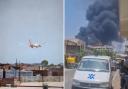 An Air India flight to London Gatwick has crashed at Ahmedabad airport with hundreds of people on board.
