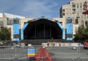 The Summer Sessions stage in Guildhall Square