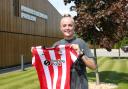 Chloe Peplow renewing her contract with Southampton Football Club.