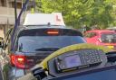 A driving instructor was caught using a mobile phone behind the wheel by police in Southampton