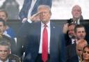 Donald Trump issued a stark warning to Iran (Julia Demaree Nikhinson/AP)