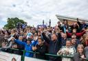 AFC Totton fans pictured at their side's recent promotion play-off final