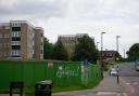 The plot on Benhams Road, Townhill Park, June 2025
