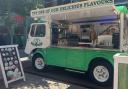 Vintage ice cream van serves cones and canine-friendly scoops