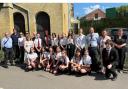Network Rail awards plaque to Romsey School for safety initiative