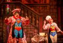 Julian Eardley and Ed Thorpe in Beauty And The Beast at Theatre Royal Winchester