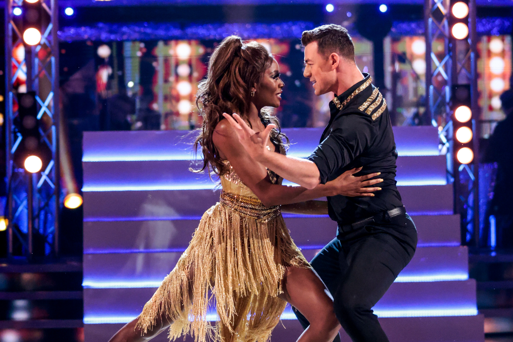 AJ Odudu Discusses Strictly Romance Rumours With Kai Widdrington ...