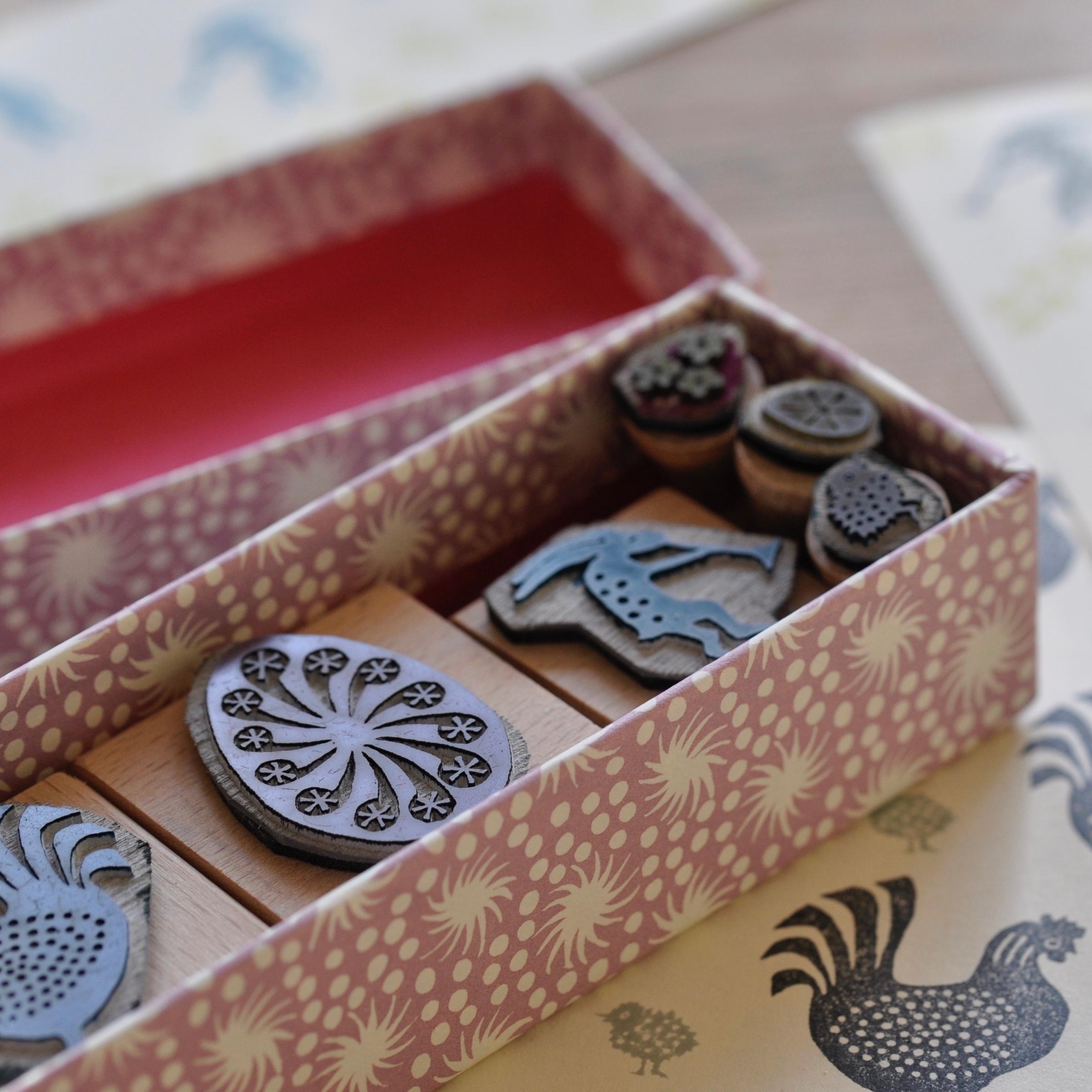 Set of Easter Printing Blocks, £40, Cambridge Imprint: cambridgeimprint.co.uk