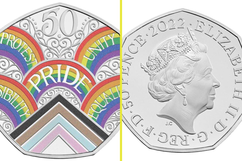 The Royal Mint to release new Pride 50p coin to mark 50 years of the UK Pride movement Daily Echo