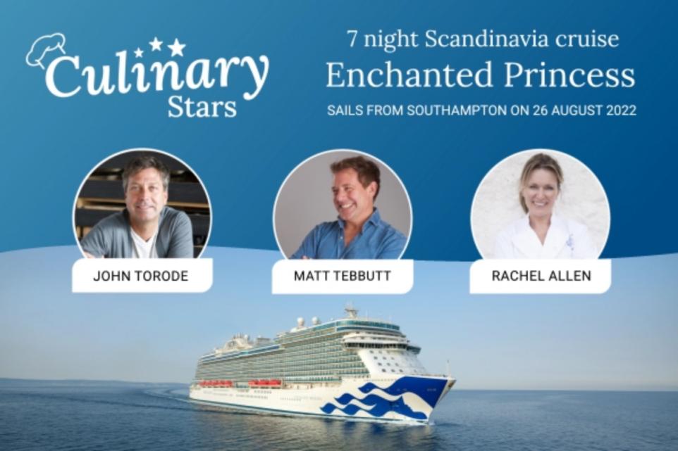 Princess Cruises launches culinarythemed cruise with John Torode, Matt