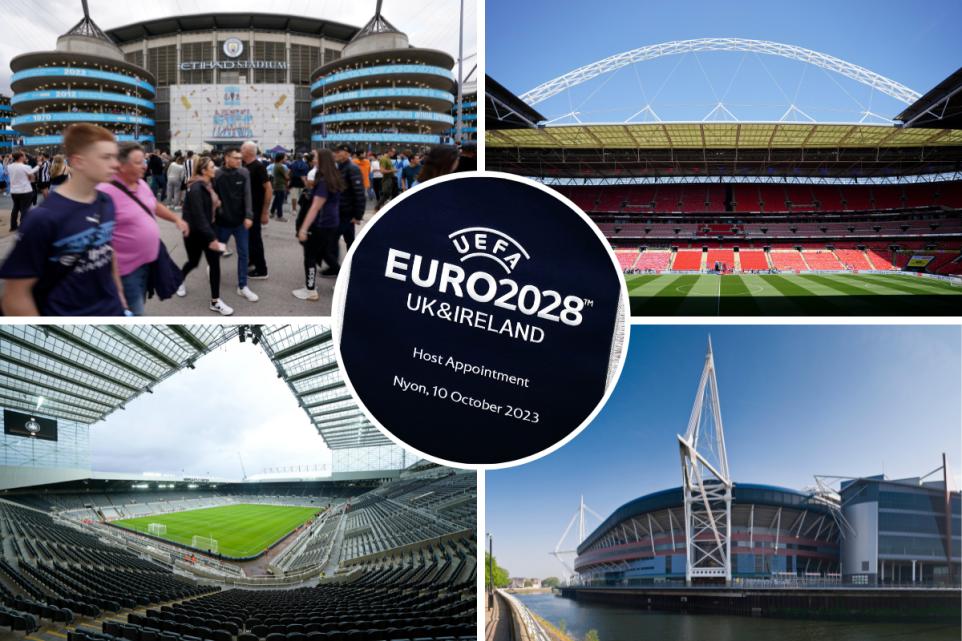 Euro 2028: The 10 UK and Irish stadiums to host matches | Daily Echo