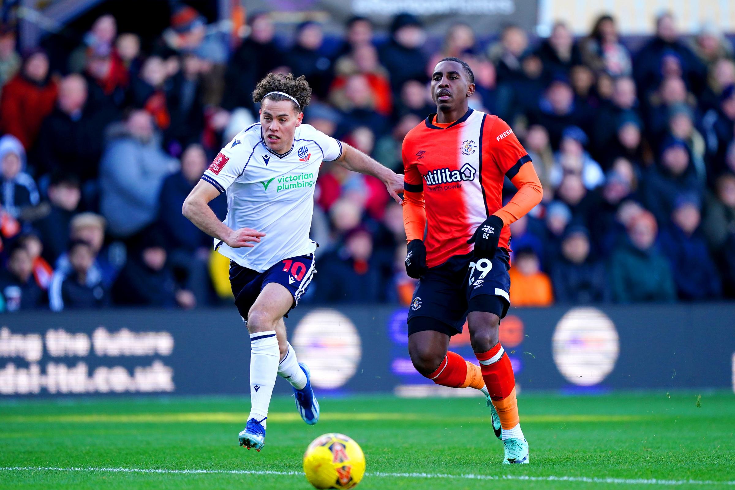 Luton Frustrated By League One Promotion Hopefuls Bolton In FA Cup ...