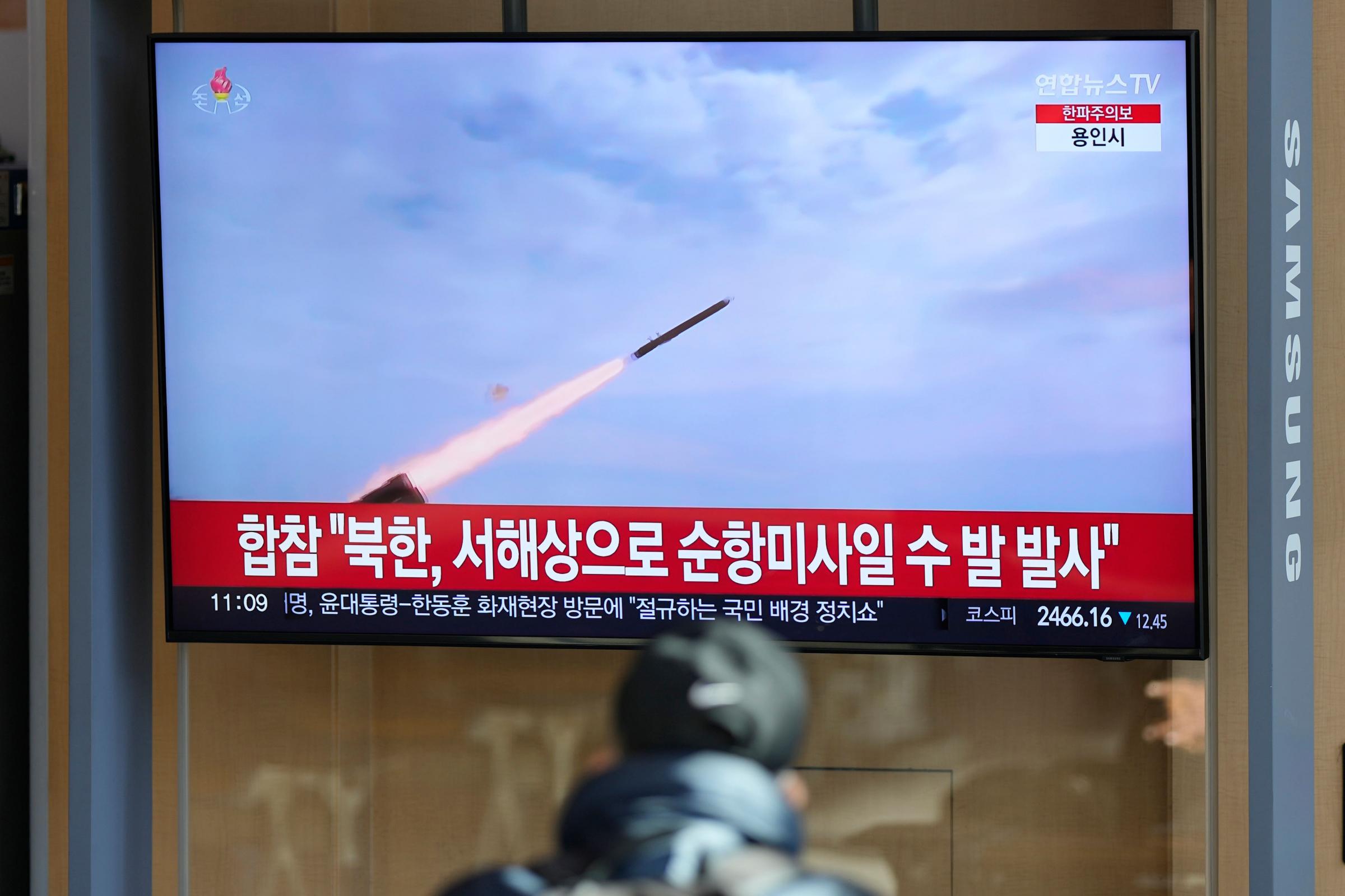 South Korea Says North Korea Has Fired Several Cruise Missiles Into The ...