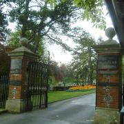 The entrance to Magdalen Hill Cemetery