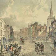 Southampton High Street in 1827.
