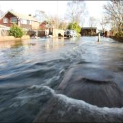 Romsey has a history of flooding. This photo is from the 2014 floods.