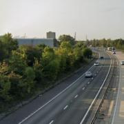 Loose concrete leads to closure of major Southampton motorway