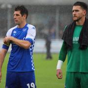 Danny Hollands (left) made over 200 appearances for Cherries and over 100 appearances for Eastleigh (Picture: Tom Mulholland)