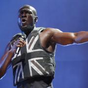 Stormzy performing on the Pyramid Stage during the Glastonbury Festival (Yui Mok/PA)