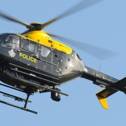 An NPAS police helicopter