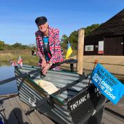 Major Mick about to set off from Fairthorne Manor on Thursday