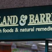 Holland And Barrett sign.