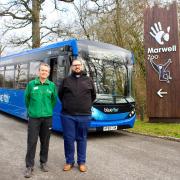 The Bluestar Z00 service to Marwell has been cut, with the bus company announcing that funding has been withdrawn for the service