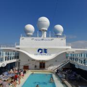 The pool aboard Sky Princess