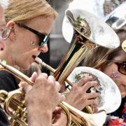 Michelmersh Silver Band members performing in 2023.