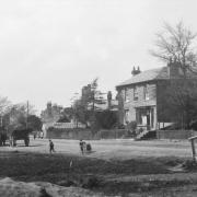 The Swan pub and Millbrook Pond.